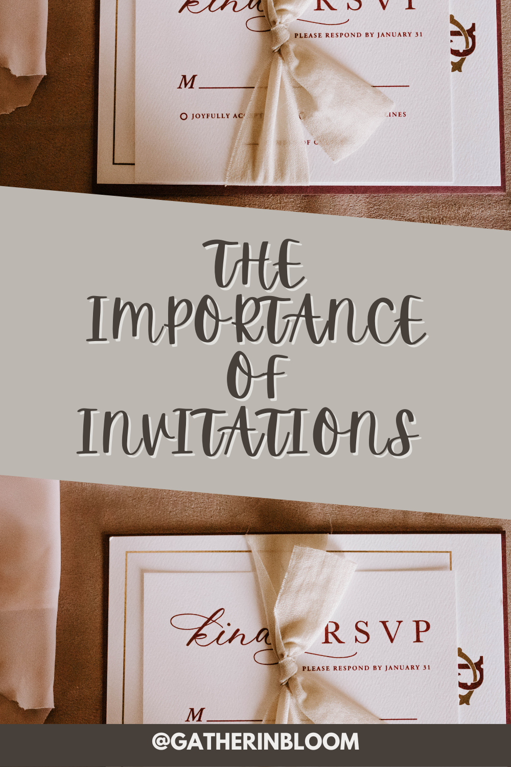 The Importance of Sending Invitations Gather in Bloom